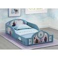 Disney Frozen II Plastic Sleep and Play Toddler Bed by Delta Children
