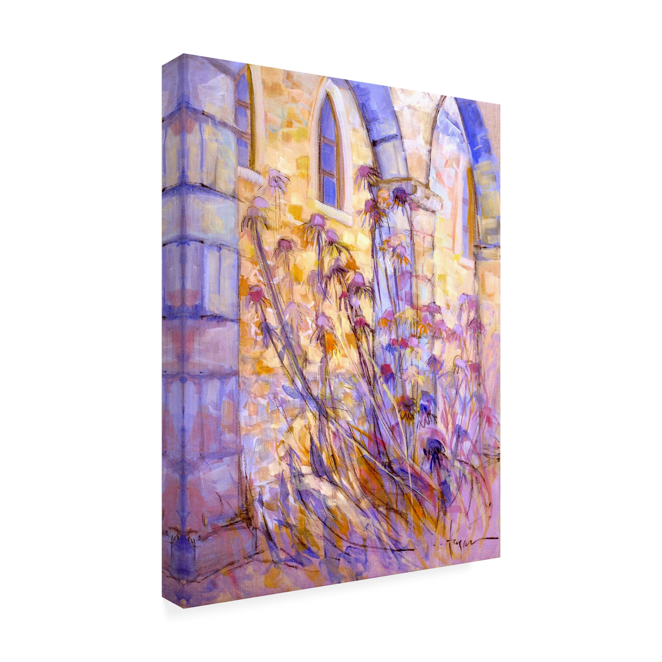 Canvas Wall Art - Dorothy Fagan 'Attendre' Wall Art for Living Room, Bedroom, or Office D?cor by Trademark Fine Art - 24 x 32 Inches