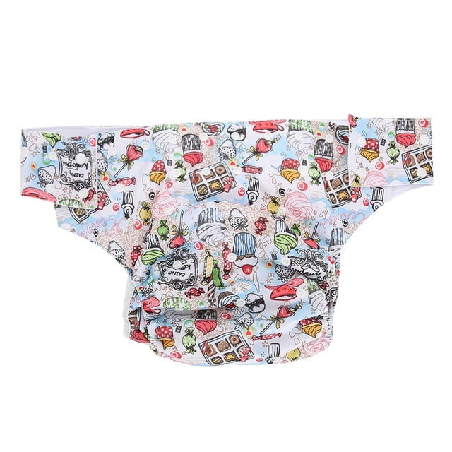 Pañal de tela reutilizable para adultos, lavable, transpirable, ajustable, de bolsillo, para postre