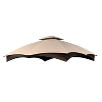 APEX GARDEN RIPSTOP Replacement Canopy Top for Lowe's Allen Roth 10'x12' Gazebo #GF-12S004BTO/GF-12S004B-1