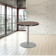 thumbnail image 5 of Hampden Furnishings Bennet Collection Steel Frame 36" Round Top, Round Base, 42" Height, Cafe Table Grey Frame/Mahogany Top, 5 of 5