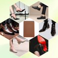 thumbnail image 6 of 1 Set 4Pcs Shoe Sole Repair Silicone Sole Replacement Self-adhesive Anti-Slip Shoe Bottom Pads Rectangle Camel 149x98x1mm, 6 of 7