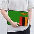 thumbnail image 7 of Flag Of Zambia Laptop Sleeve Case Neoprene Carrying Bag laptop case bag 13 inch, 7 of 7