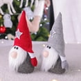 thumbnail image 3 of Gnomos de peluche de Navidad hechos a mano para el hogar, gnomo de Tomte para estatuilla de enano sueco, decoraciones de esquina de café de 8 pulgadas (rojo) oso de fresa  Juguete, 3 of 5