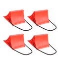 thumbnail image 1 of 4PCS Heavy Duty Wheel Chocks with Rope, Anti Slip RV Non Slip Wheel Stoppers, High Stability Hard Plastic Tire Chock Block Stopper for RV, Travel Trailers, Aircraft, Car, 1 of 7