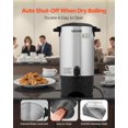 thumbnail image 2 of VEVOR Commercial Coffee Urn, 40 Cup 6 L Hot Beverage Dispenser with Dripless Faucet, Quick-Brewing Commercial Coffee Maker, with Stainless Steel Liner, for Catering, Business, Church & Restaurant, 2 of 9