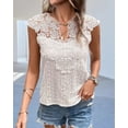 thumbnail image 5 of Blusas De Moda Camisa Sexy Cuello En V Elegantes, 5 of 5