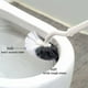 thumbnail image 5 of Cepillo de limpieza para inodoro, plástico firme, limpieza sin esfuerzo, esquinas, diseño único, se adapta a todas las ranuras del inodoro para limpieza del hogar, gris (2 piezas), 5 of 5