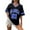 Z05 Blue, variant on Oversized Jersey Shirts for Women Y2k T-Shirt Number Letter Graphic Short Sleeve V Neck Sports Tee Purple XL