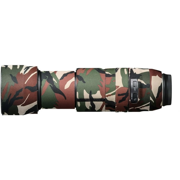 easyCover Lens Oak Neoprene Cover for Tamron 100-400mm f/4.5-6.3 Di VC USD Lens, Green Camouflage