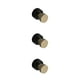 thumbnail image 3 of Advancent Ganchos adhesivos para toallas de baño - Amplias aplicaciones modernas Colgador de gran capacidad de carga Material de latón Negro - Type1 NO1, 3 of 6