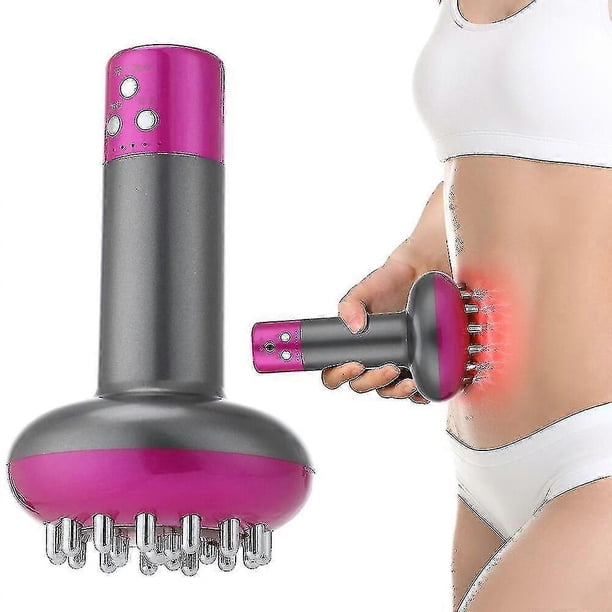 Electronic Meridian Brush Electric Scrapping Massager Tool Anti Cellulite Magnet Therapy Guasha Scraping Fat Burner Slimming