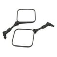 thumbnail image 1 of M10 Handlebar End Mirrors, Motorcycle Square Rearview Mirrors 360 Degree Adjustable  for ATVs Scooters, 1 of 7