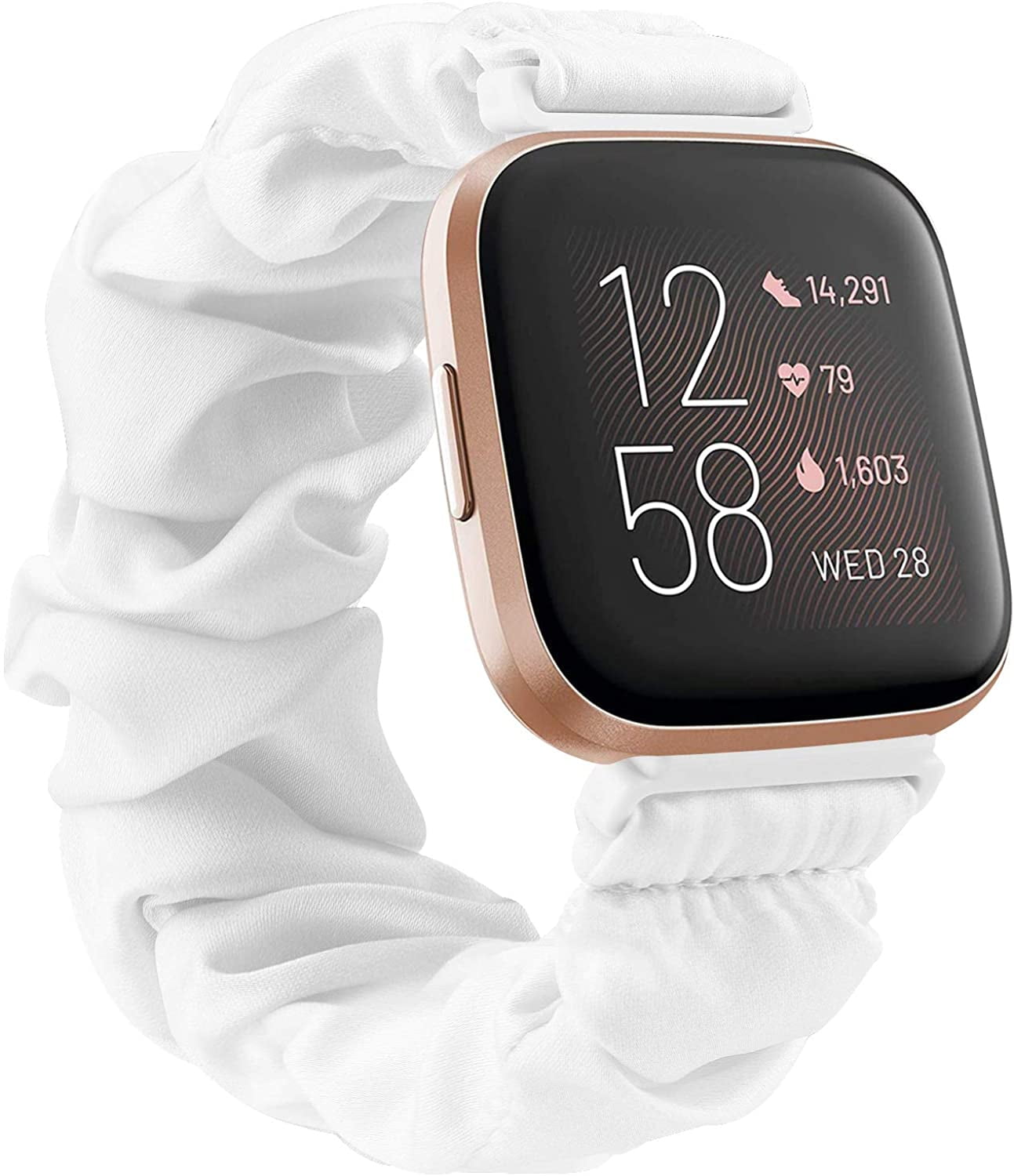 scrunchie fitbit versa band