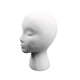 thumbnail image 2 of Estilo femenino EPS Flocado Cabeza Molde Peluca Gafas Soporte Soporte (Blanco) JShteea  Libre de BPA, 2 of 8
