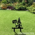 thumbnail image 3 of Craftnamesign Gnome Metal Yard Stake, Gardener Gifts, Outdoor Christmas Decor, 3 of 4