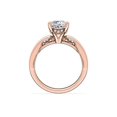 thumbnail image 2 of 1.15 Carat Excellent Princess Cut Real Diamond New Design Solitaire Ring for Wedding Solid 18K Rose Gold Size 11, 2 of 8