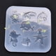 thumbnail image 2 of KAKOWELY Molde de silicona para pastel con forma de animal marino, para tortuga marina, delfín, caballito de mar, pez, galletas, pudín, postres, herramienta para hornear, para el hogar y la tienda, 2 of 4