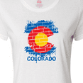 thumbnail image 4 of Inktastic Graffiti Colorado State Flag Women's T-Shirt, 4 of 5