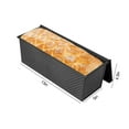 thumbnail image 5 of Pullman Loaf Pan with Lid, 2 Pack Non-Stick Black Bread Loaf Pans for Homemade Bread Carbon Steel Bread Toast Box with Cover for Bakeware Bread Toast Oven Baking Black, 5 of 5