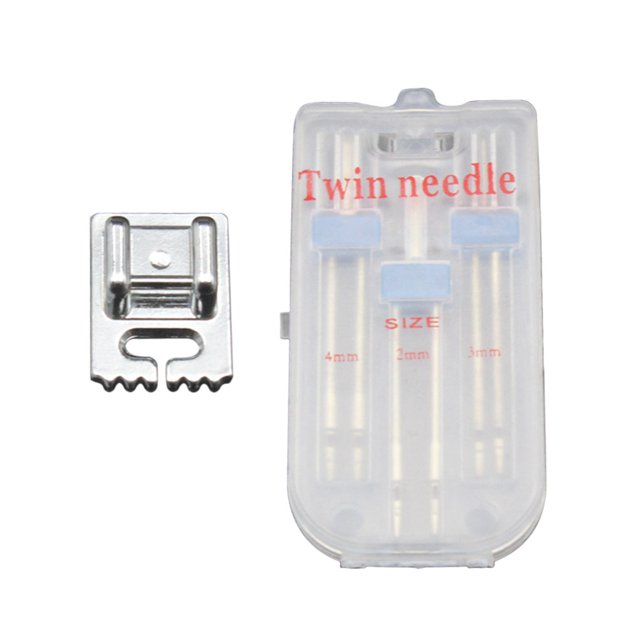 Yuarrent Prensatelas de costura de hilo de algodón con agujas elásticas para máquina de coser Tela de costura y artesanía 5 Rillen Yuarrent HA0904-01B