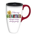 thumbnail image 2 of Cypress Home I Love My Godmother Ceramic Coffee Travel Mug With Gift Box 17 oz, 2 of 2