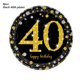 thumbnail image 3 of Globos de látex de aluminio para adultos, decoración para fiesta de cumpleaños número 40, color negro y dorado, para 40 cumpleaños, 3 of 5