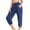2# Blue Cheap Stuff Under 1 Dollar, variant on Dyegold Capri Sweatpants For Women Summer Casual Comfy Yoga Capris Elastic Waist Loose Capri Joggers With Pockets Activewear