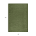thumbnail image 4 of Mainstays Windowpane Throw Blanket, Mossy Green, 50 x 72 in, 4 of 5