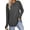 Dark-Grey, variant on Lightweight Sweatshirts for Women Long Sleeve Crew Neck Tops Casual Curved Hem Shirts