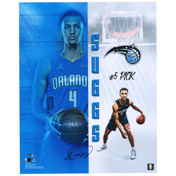 Jalen Suggs Orlando Magic Autographed 16" x 20" Rookie Photoshoot Photograph - Fanatics Authentic Certified