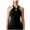 Black-01, variant on Mittory Womens Racerback Tank Tops with Built in Bra Summer Basic Cutout High Neck Yoga Shirts Fit Running Workout Camisole