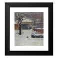 thumbnail image 2 of Carl Moll 15x17 Black Modern Framed Museum Art Print Titled - Winter at High Waiting, Rothschild Gardens (C. 1902), 2 of 5