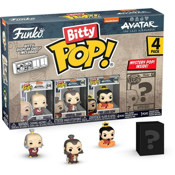 Avatar: TLA Iroh Bitty Pop! Mini-Figure 4-Pack