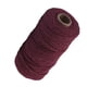 thumbnail image 4 of Cuerda de algodón hecha a mano, 3 mm de diámetro, cuerda de manualidades tejida de un solo color, 100 m, rojo vino 1 Rollo kenally HA5320-07B, 4 of 6