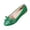 Green, variant on Women’s Summer Bow Moccasins Plus Size Lightweight Comfortable Slip On Soft Sole Casual Flats Black 7