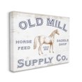 thumbnail image 3 of Stupell Industries Old Mill Supply Co. Vintage Horse Feed Advertisement, 48 x 36,Design by Daphne Polselli, 3 of 7