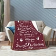thumbnail image 3 of DAJU Dinosaurs and The Woods Blanket Flannel Soft and Comfortable Anti static Bed Sofa Blanket(40*50inch), 3 of 6