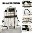 thumbnail image 3 of FORMRS Mini Backpack Purse for Women Quilted Travel Daypack Casual Shoulder Bag, Cartoon Ice Cream Pattern, 3 of 7