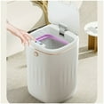 thumbnail image 4 of 20L Smart Trash Can Automatic Waterproof Electric Waste Kitchen Bathroom Toilet Sensor Garbage Can-White, 4 of 8