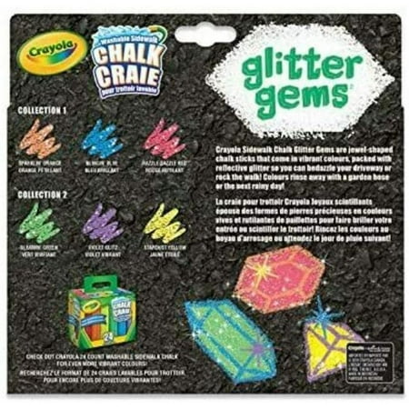 Crayola 30381850 Crayola Glitter Gems Chalk | Walmart Canada