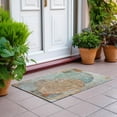 thumbnail image 6 of Addison Rugs Chantille Indoor/Outdoor Transitional Modern Teal Washable Rectangle Rug, 1'8" x 2'6", 6 of 6