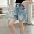 thumbnail image 6 of Shorts Boys Straight Leg Regular Casual Toddler Shorts Girls Bike Shorts 13-14 Years, 6 of 8