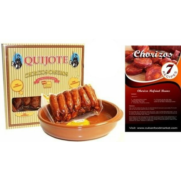 Chorizos Quijote.12 delicious chorizos plus FREE 9" clay cooking pot