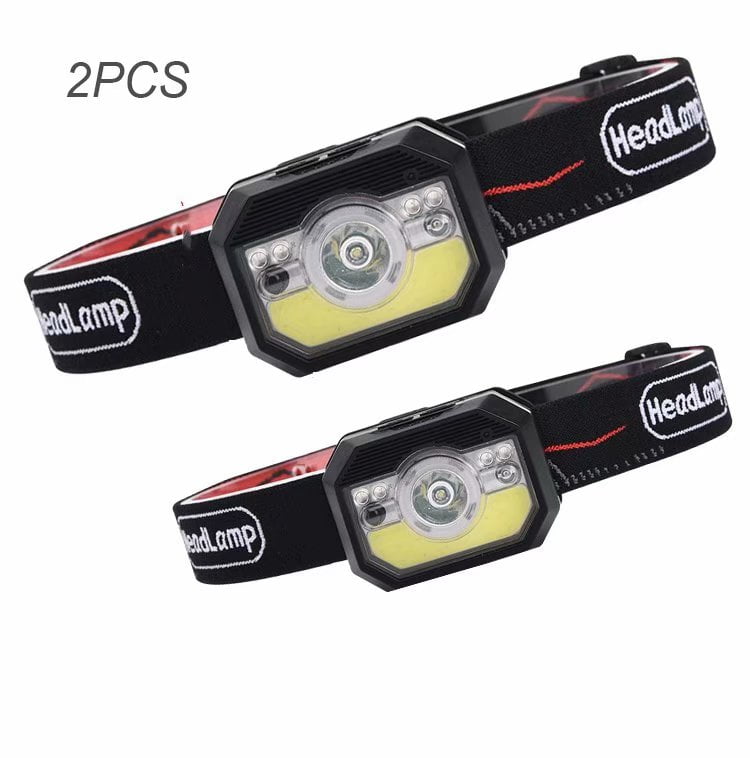 2 Pcs Head Torch LED Rechargeable Usb Head Torch Head Torch Children