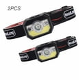 thumbnail image 1 of 2 Pcs Tête de Torche LED Rechargeable Usb Tête de Torche Tête de Torche Enfants, Très Lumineux, Mini Tête de Torche Étanche Lumière Rouge pour Jogging, Course, Camping, Pêche [Incl. Câble Usb], 1 of 7