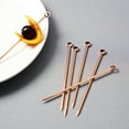 thumbnail image 4 of Viski Metal Cocktail Picks, Toothpicks for Appetizers, Set of 6, Copper, 4 of 10