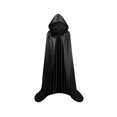 thumbnail image 2 of Capa con capucha Perfecl Capa de Halloween para fiestas y fotografía para hombres y mujeres Negro, 2 of 8