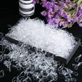 thumbnail image 6 of 1500PCS Clear Hair Elastics Soft Small Rubber Bands Elastic Hair Ties with Box, 6 of 10