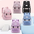 thumbnail image 4 of 1pc Children School Bags For Girls, Kids Backpacks Schoolbags, Primary School Backpack, Kids Bookbag, Simple Solid Color Backpack, 4 of 5